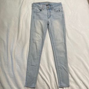 American eagle size 2 regular super stretch skinny jeggings